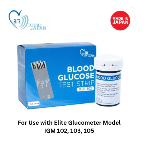 Elite Glucose Test Strips x 25 with Free 25 Lancets