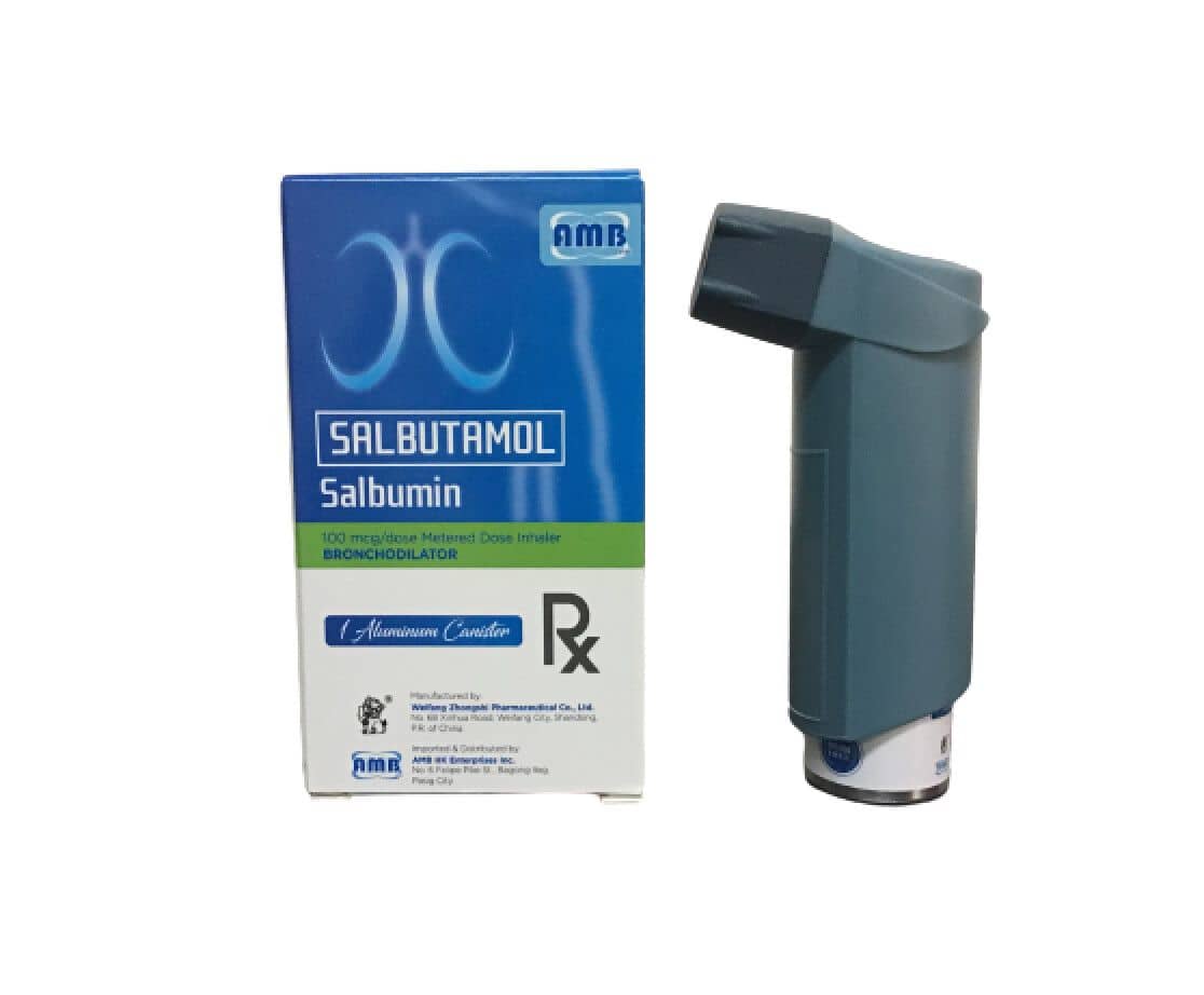 Salbutamol 100mcg/200  Metered Dose Inhaler  x 1