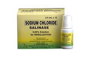 SALINASE Sodium Chloride .65% Solution for Inhalation 2.5ml x 1