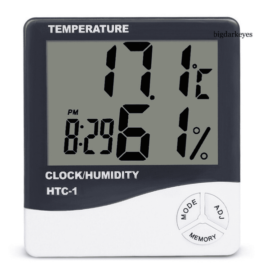 Digital Room Thermometer Hygrometer x 1 - XalMeds